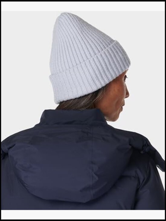 Snowfall Knitted Beanie - Acrylic Blend, Breathable, Lightweight, Warm